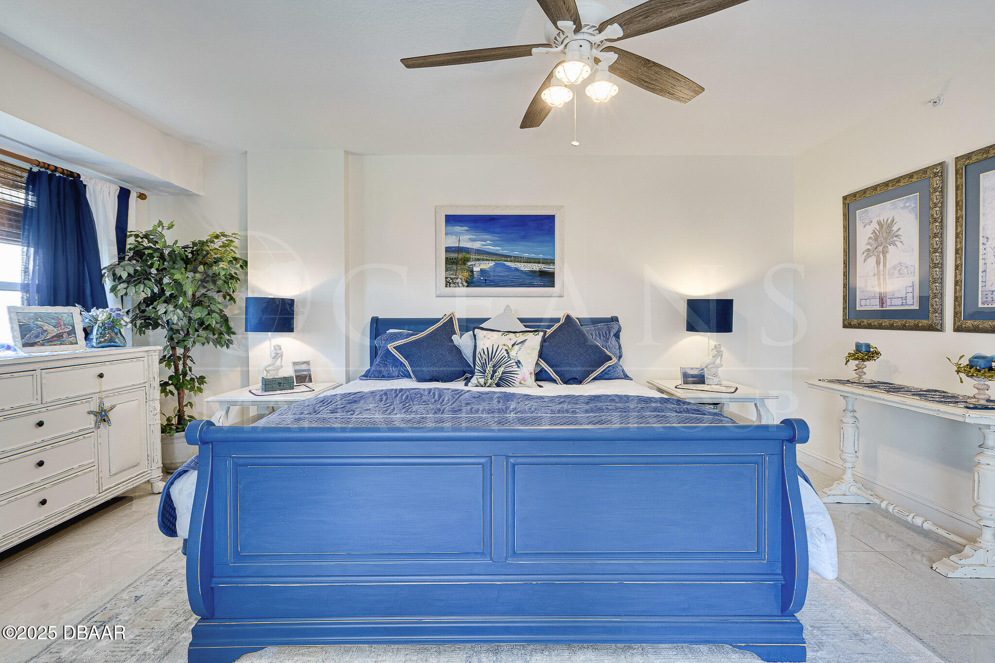 4650 Links Village Drive, Unit C303 Ponce Inlet, FL 32127 - Photo 26 of 67 a view of living room with granite countertop furniture and a mirror