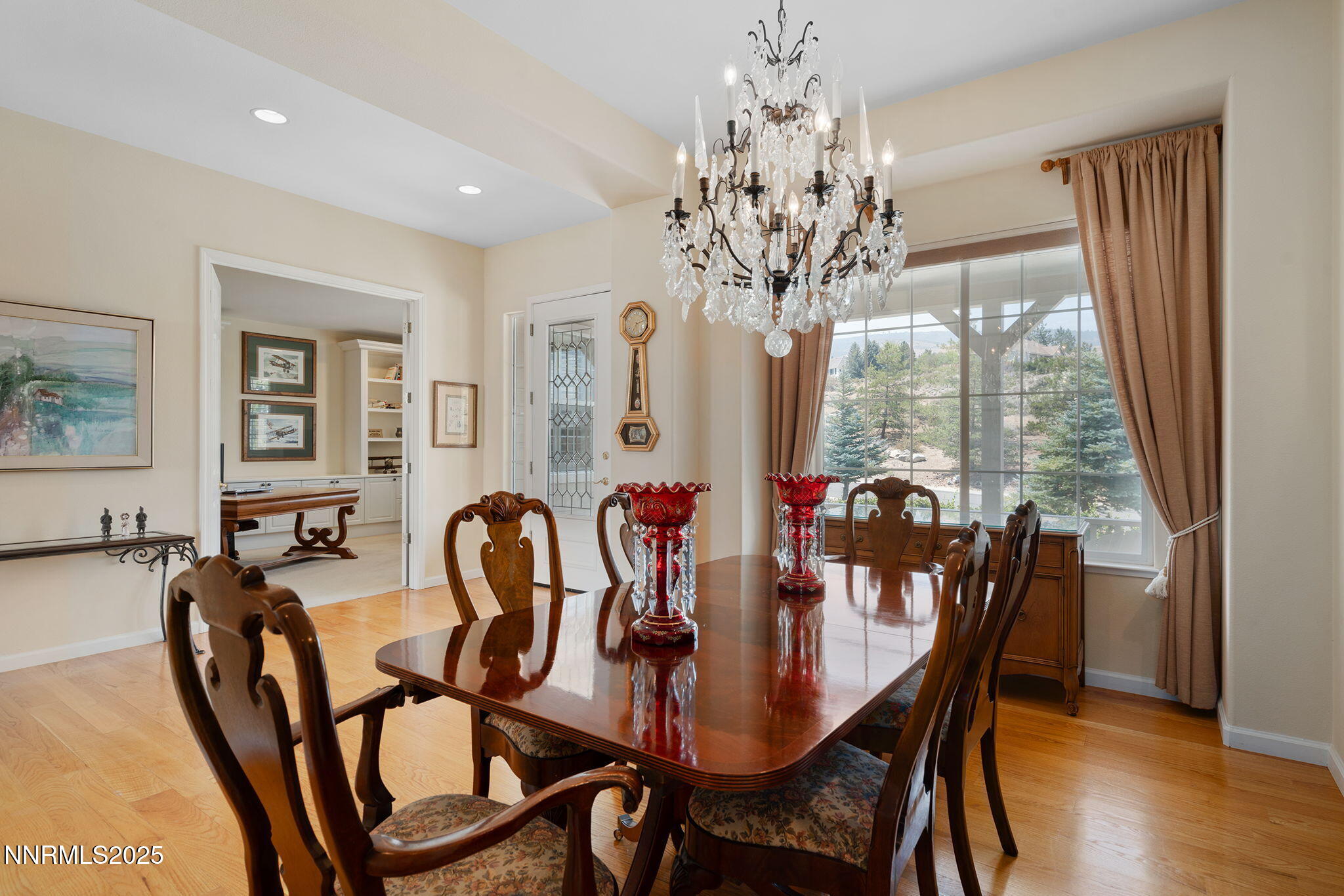 3206 Old Coach Court Reno, NV 89511 - Photo 22 of 40 a view of a dining room with furniture window and outside view