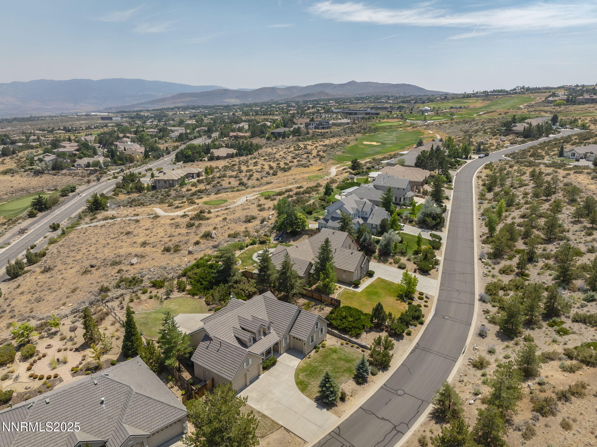 3206 Old Coach Court Reno, NV 89511 - Photo 37 of 40 an aerial view of residential houses with outdoor space