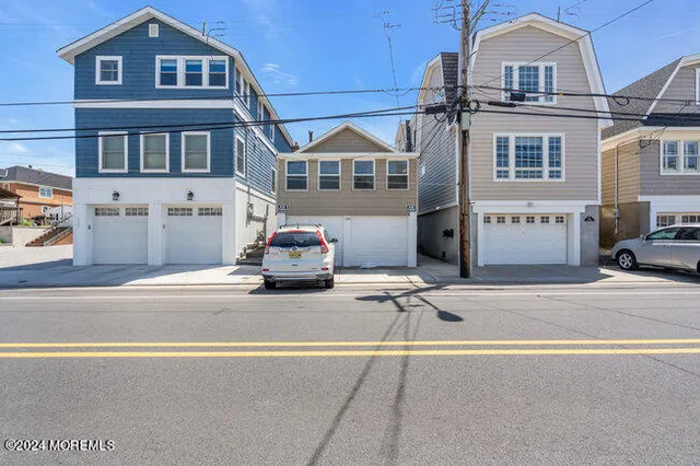 a car parked on the side of a street