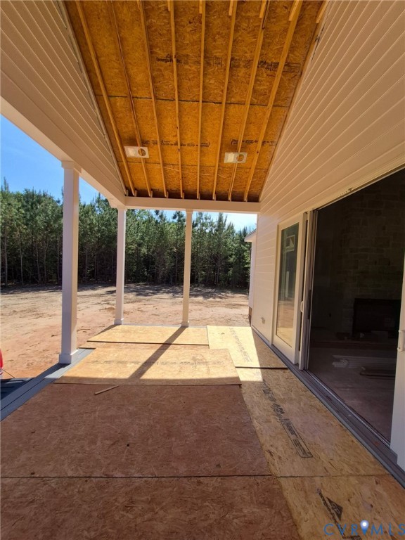 1554 Smokey Rdg Road Maidens, VA 23102 - Photo 10 of 11 Covered rear porch overlooks Preservation areas.