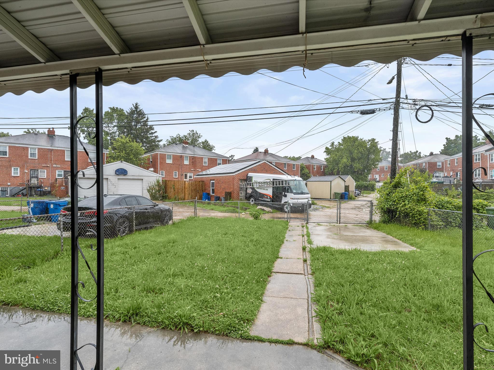 714 Stamford Road Baltimore, MD 21229 - Photo 27 of 31 a view of a porch with a back yard