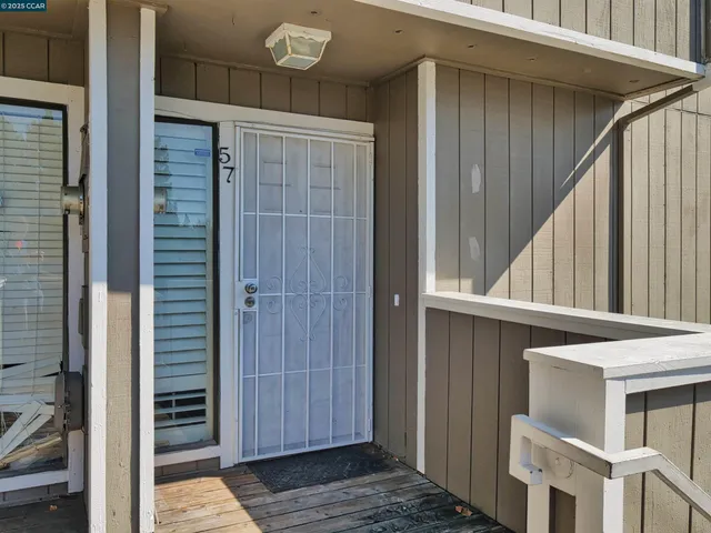 a view of front door