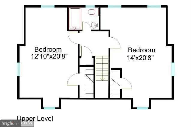 4401 Park Road Alexandria, VA 22312 - Photo 37 of 38 Upstairs floorplan