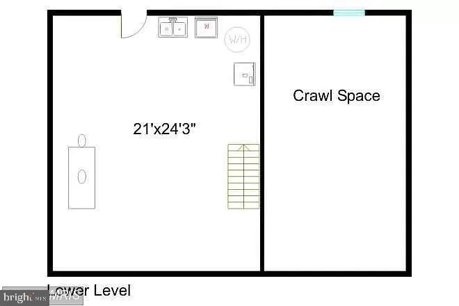 4401 Park Road Alexandria, VA 22312 - Photo 38 of 38 Basement floorplan