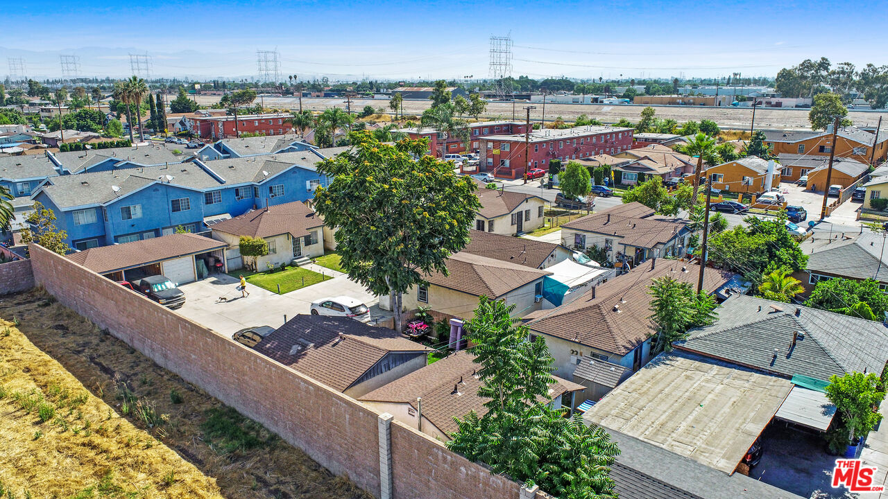 7101 Chanslor Avenue Bell, CA 90201 - Photo 15 of 20 an aerial view of a house with a swimming pool