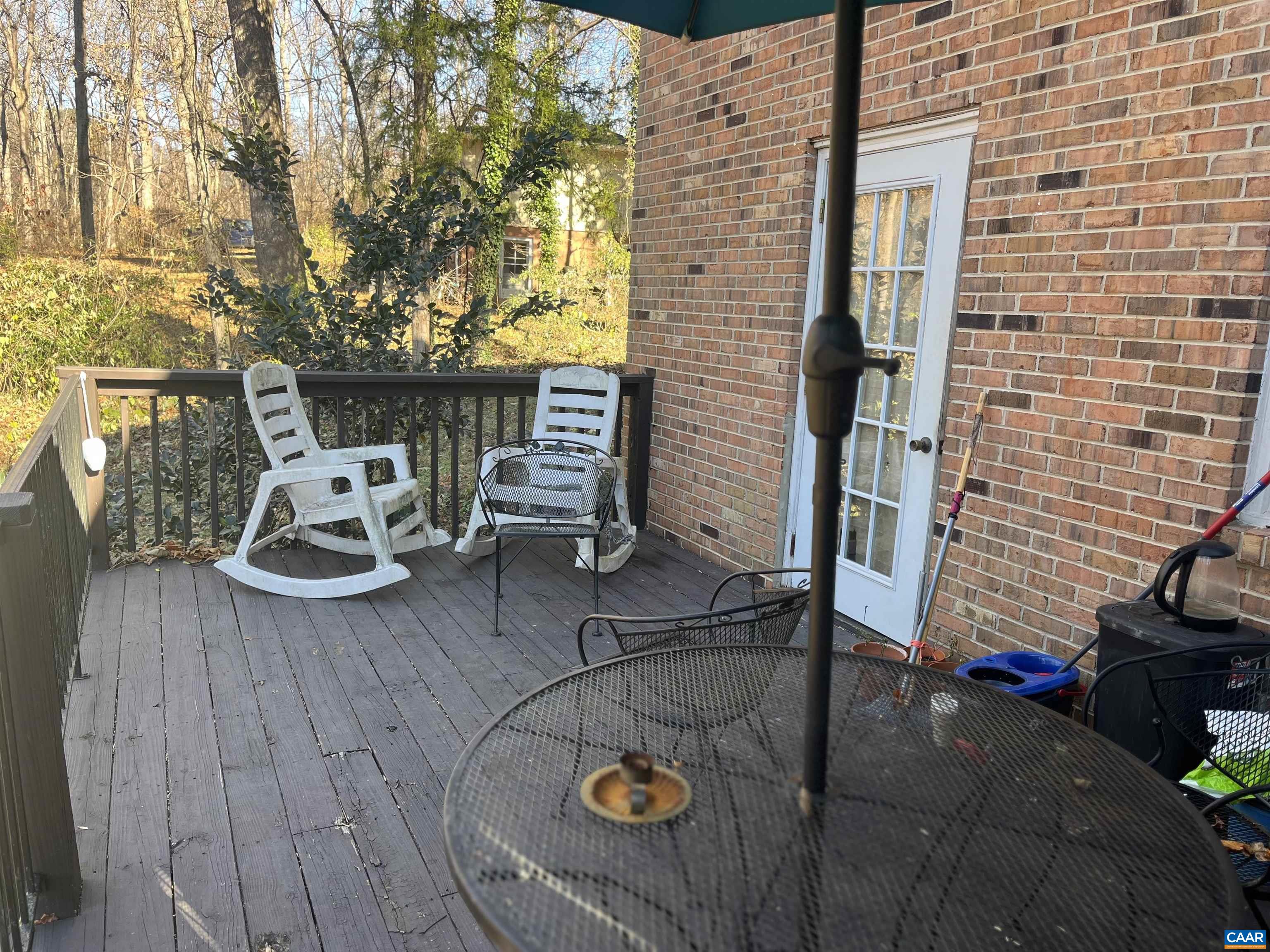 158 Buckingham Circle, Unit A&B Charlottesville, VA 22903 - Photo 11 of 23 a view of roof deck with patio