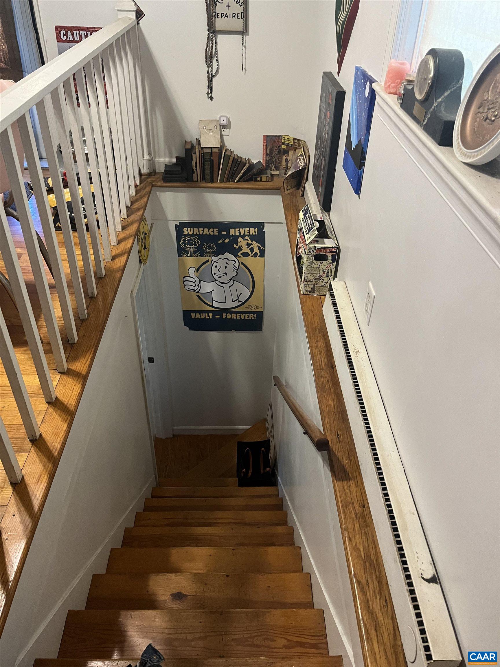 158 Buckingham Circle, Unit A&B Charlottesville, VA 22903 - Photo 20 of 23 a view of stairs and furniture