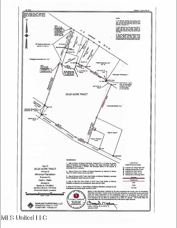 Moose Lodge Road Vidalia, LA 71373 - Photo 19 of 19 Moose Lodge Survey 1