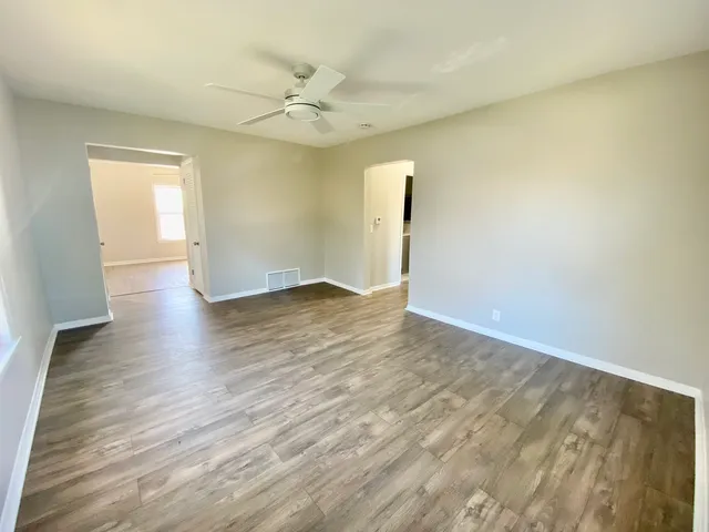 wooden floor in an empty room