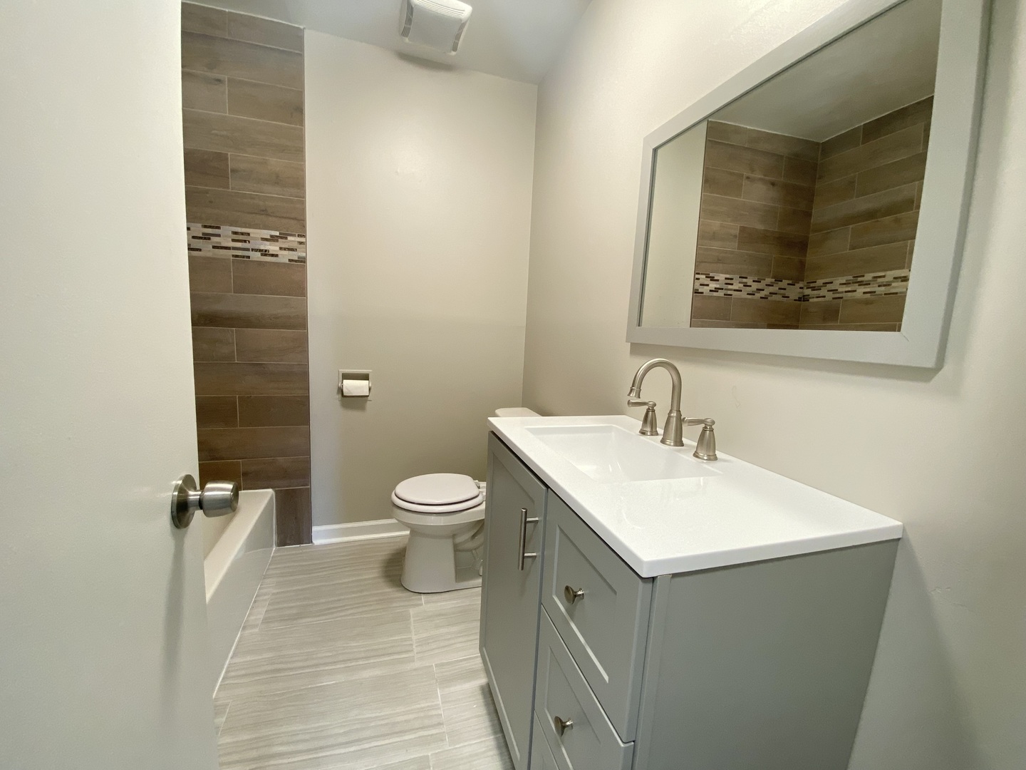 5543 West Margaret Street, Unit B Monee, IL 60449 - Photo 10 of 11 a bathroom with a sink and a toilet