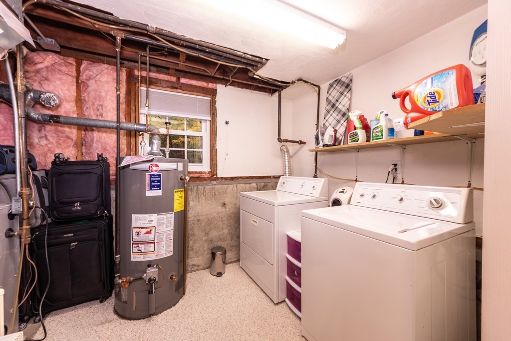 61 Volk Road Dedham, MA 02026 - Photo 26 of 26 a utility room with dryer and washer