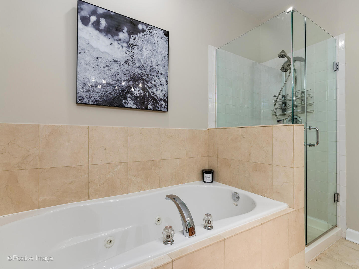 1704 South Morgan Street, Unit 2 Chicago, IL 60608 - Photo 15 of 18 a white bath tub sitting next to a white sink and vanity
