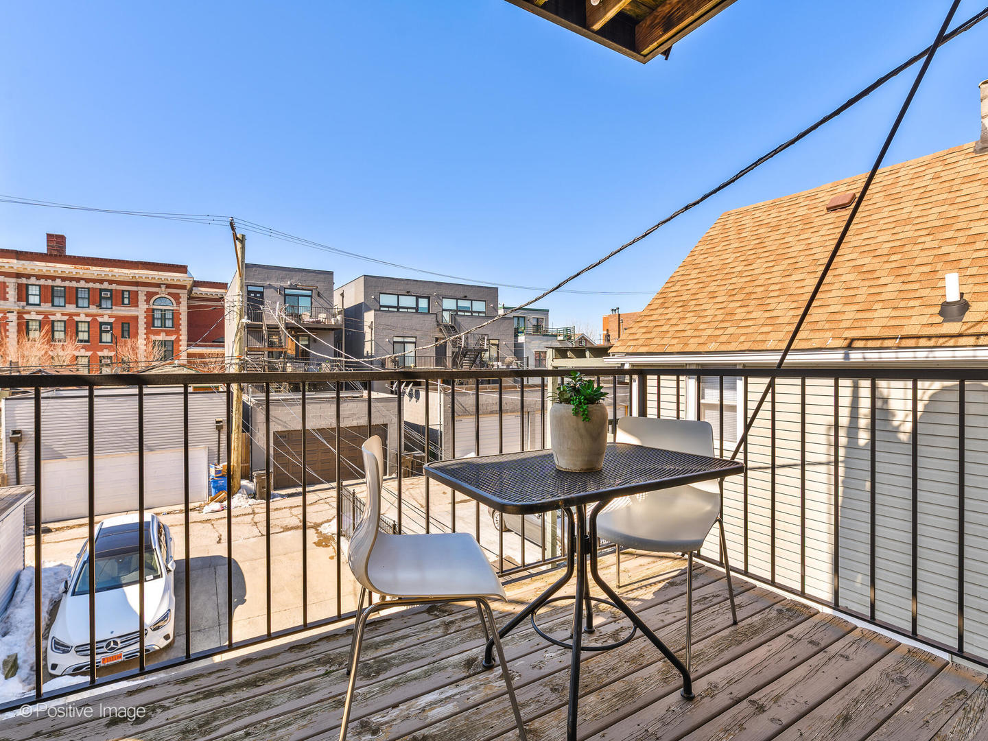1704 South Morgan Street, Unit 2 Chicago, IL 60608 - Photo 18 of 18 a view of a balcony with chairs