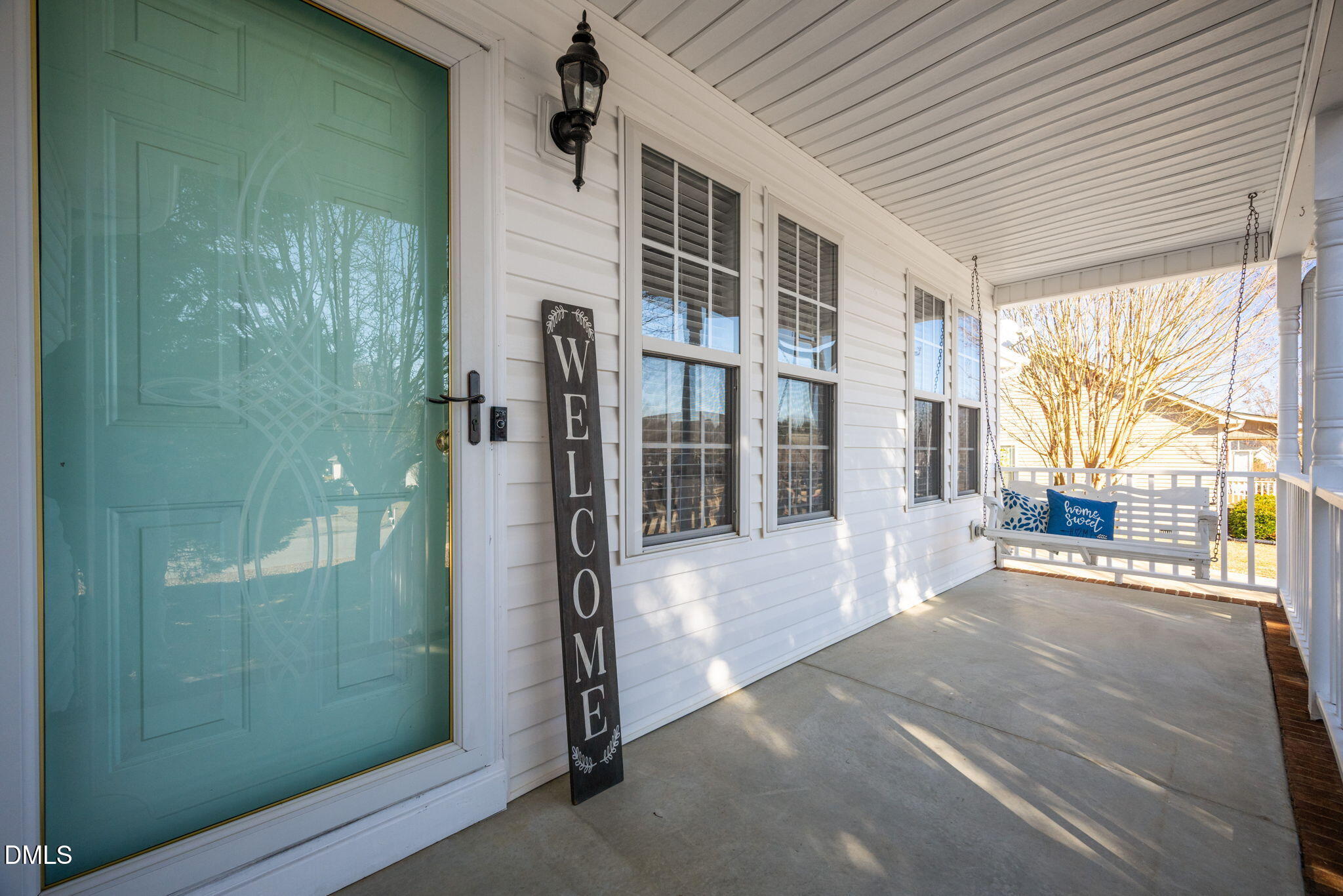 11 Hemlock Court Angier, NC 27501 - Photo 10 of 48 a view of a porch with seating space