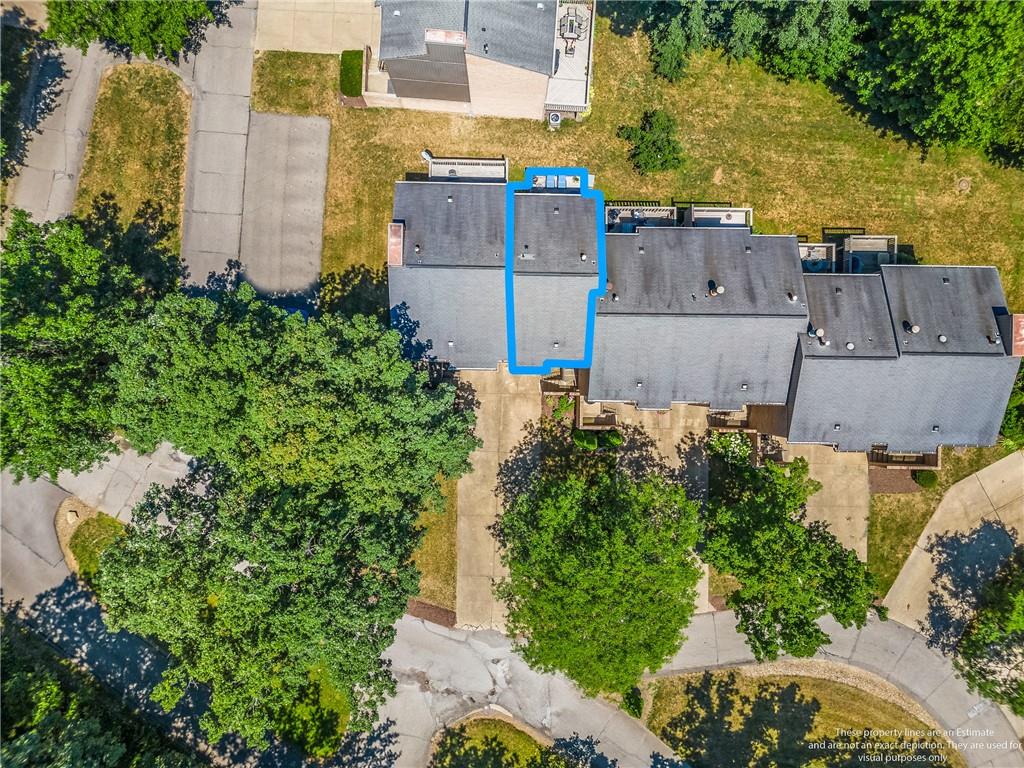 332 Central Drive Cranberry Township, PA 16066 - Photo 25 of 28 an aerial view of residential houses with outdoor space and trees