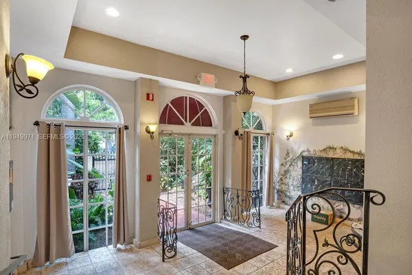 a very nice looking room with a large window