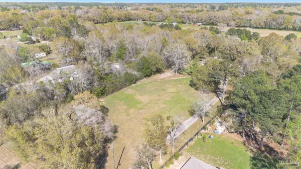 an aerial view of a houses