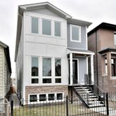 a view of a large white building