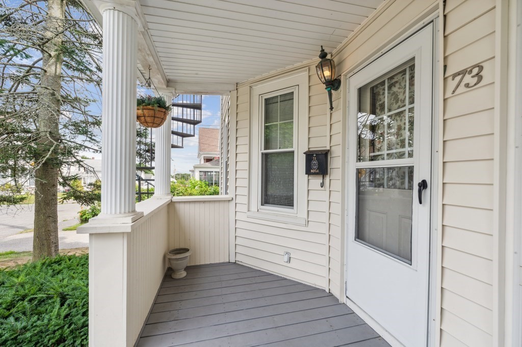 73 Cranch Street, Unit 73 Quincy, MA 02169 - Photo 20 of 22 a view of front door of house with stairs