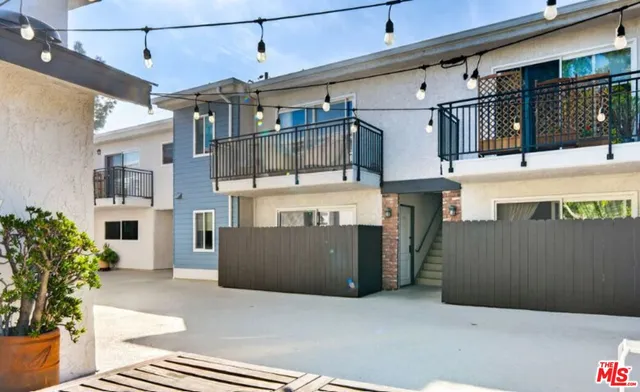 a view of a street with buildings