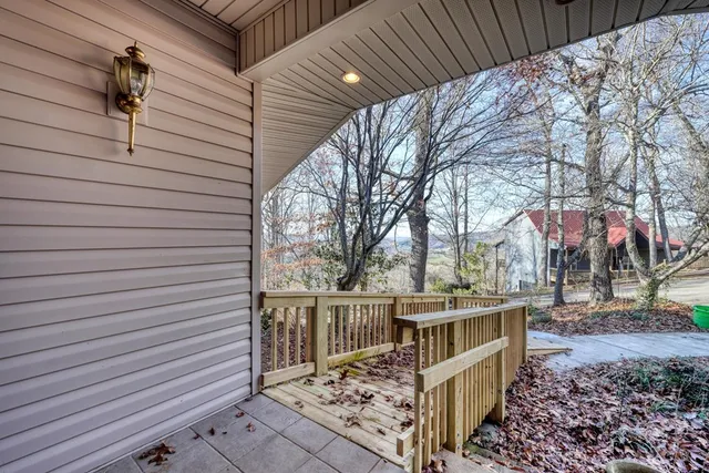 a view of a city with mountains in the background