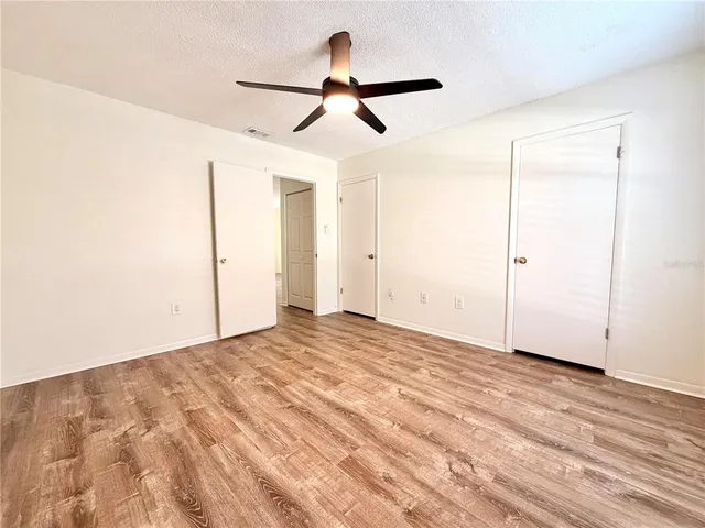 a view of a green room