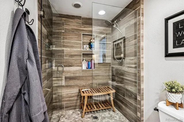 a living room with furniture and window