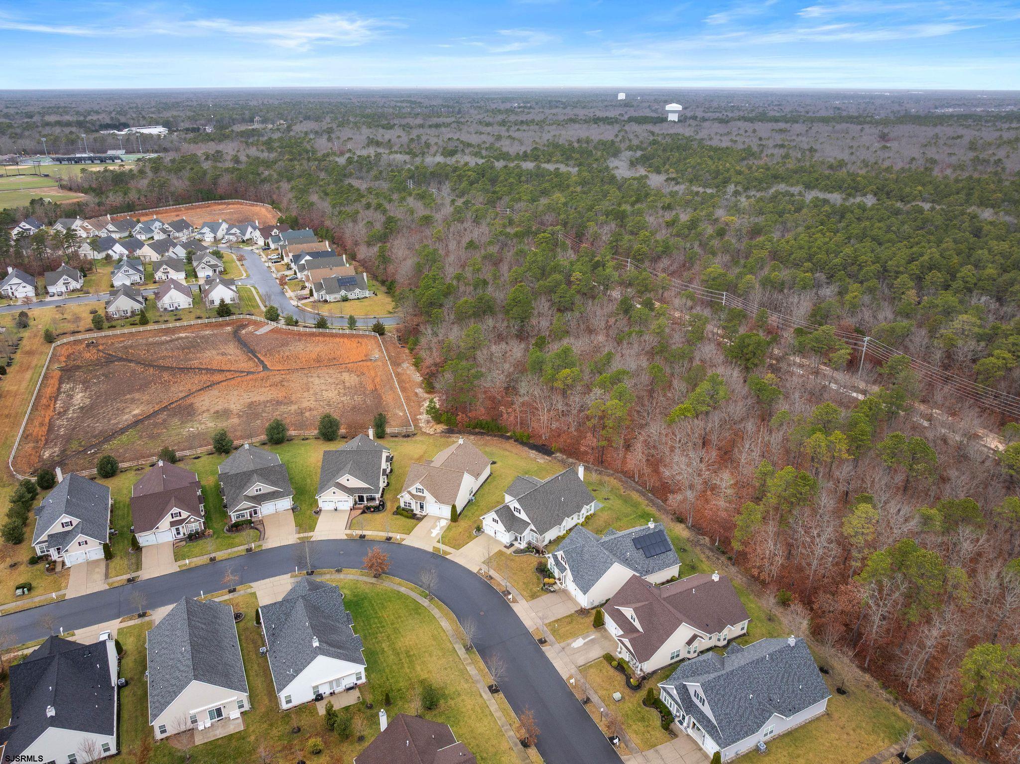 11 Daffodil Road Egg Harbor Township, NJ 08234 - Photo 47 of 50 an aerial view of a house with a ocean view