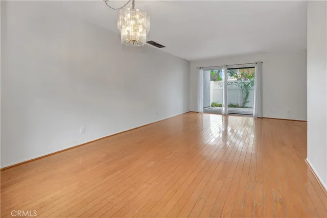 a view of livingroom with hardwood floor and window
