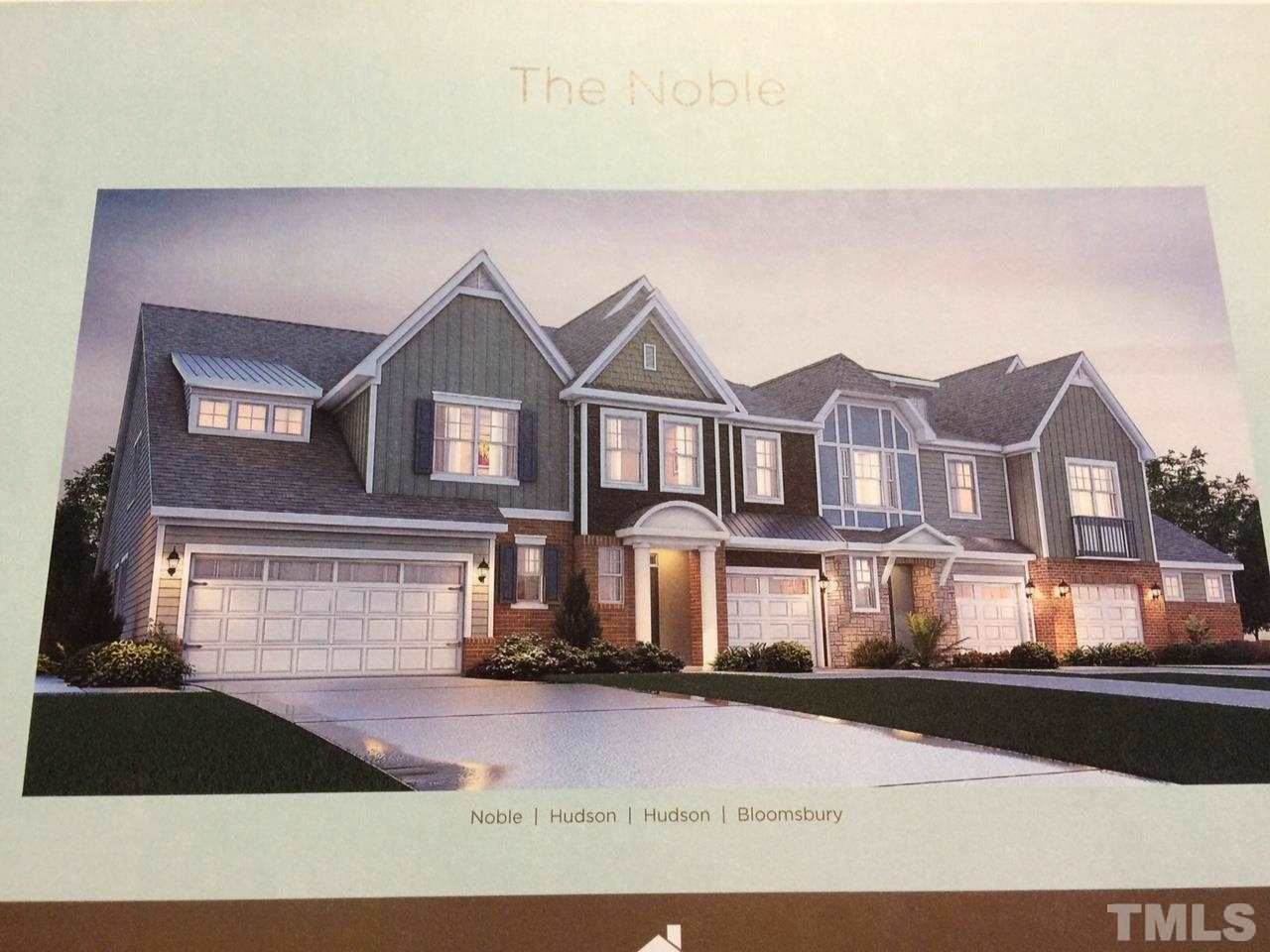 749 Fallon Grove Way Raleigh, NC 27608 - Photo 1 of 1 Noble plan is on end with 2-car garage front-entry. Exterior Front