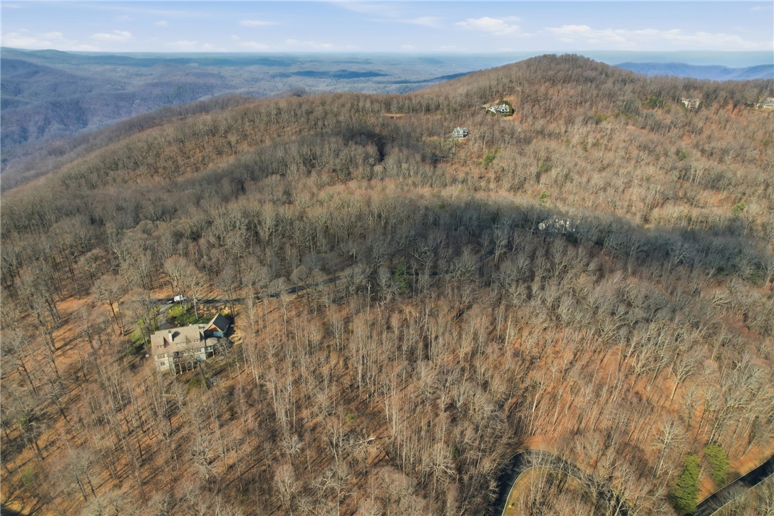 116 Witch Hazel Trail Landrum, SC 29356 - Photo 13 of 26 This elevated perspective captures homes nestled within a serene, tree-covered mountainous landscape.