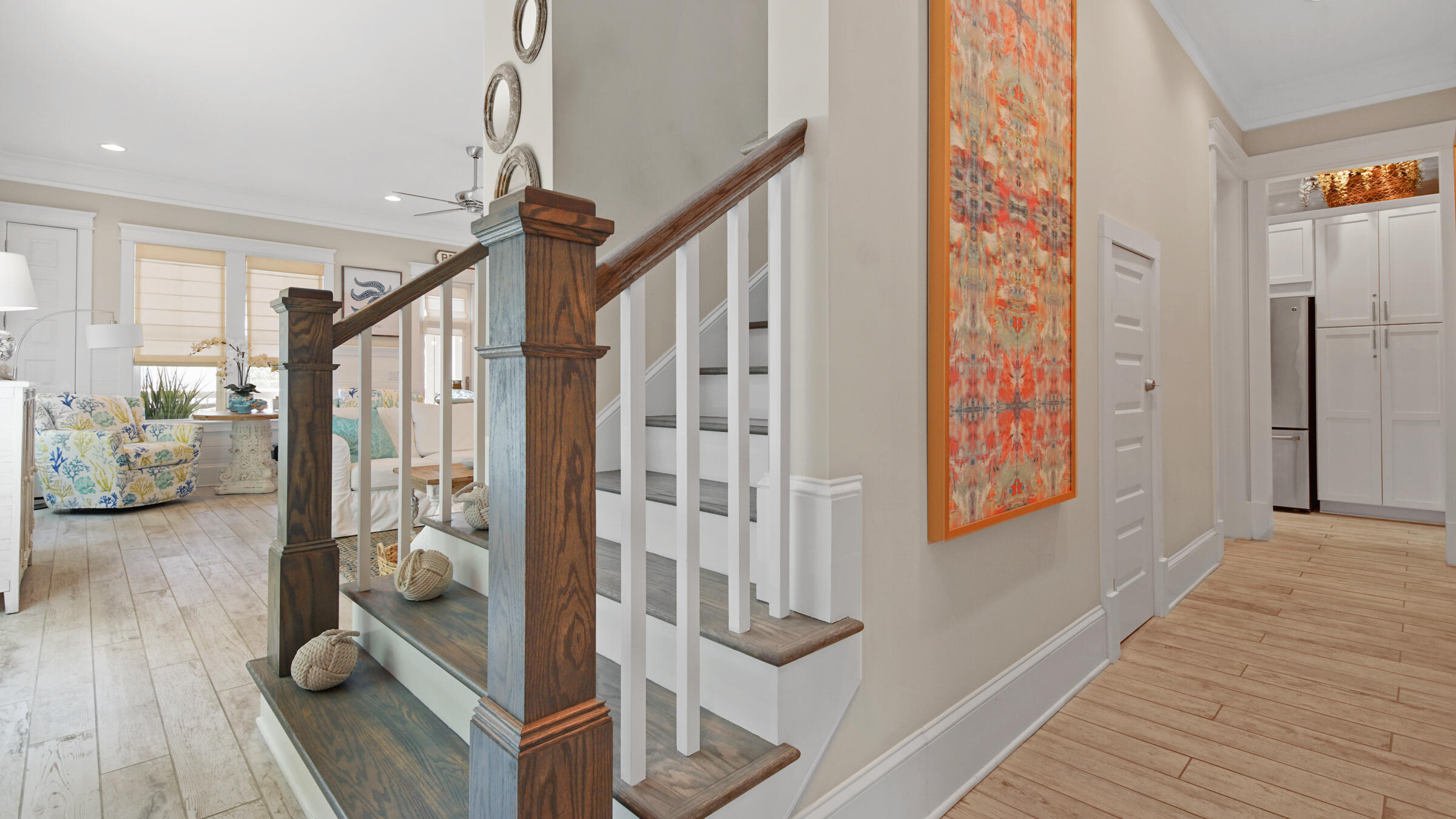 20 Federal Street Inlet Beach, FL 32461 - Photo 20 of 41 a view of an entryway with wooden floor and livingroom view