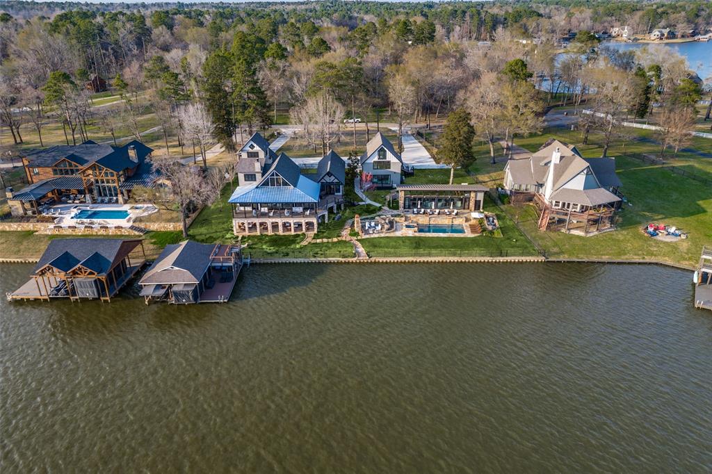 260 Cypress Marina Road Scroggins, TX 75480 - Photo 40 of 40 an aerial view of a house with a ocean view