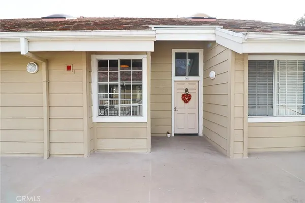 a view of a house with a porch