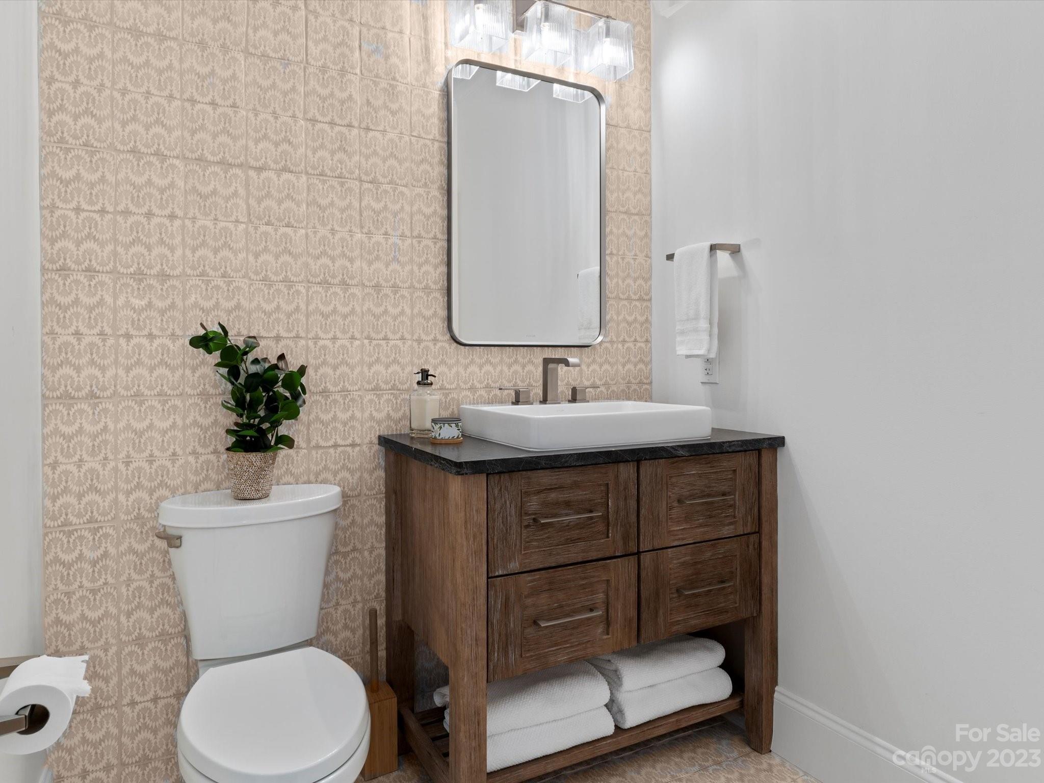 18916 Riverwind Lane Davidson, NC 28036 - Photo 17 of 25 a bathroom with a sink vanity mirror and toilet