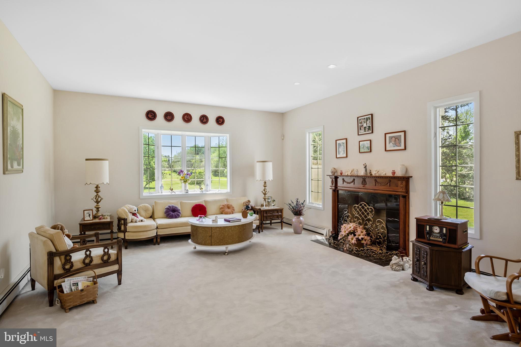 81 Eayrestown Road Medford, NJ 08055 - Photo 13 of 70 Living Room with fireplace