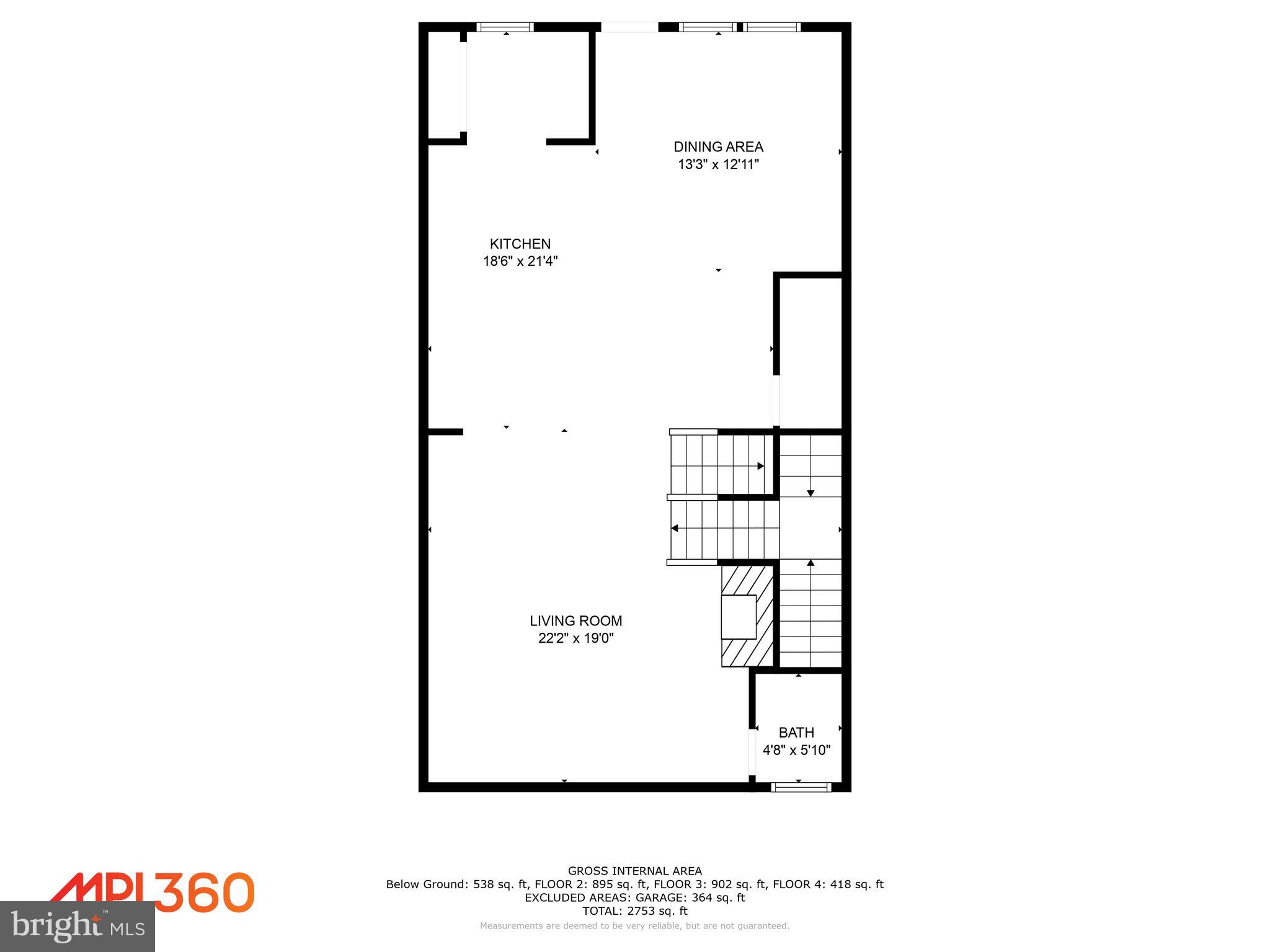 8319 Kippis Road Millersville, MD 21108 - Photo 36 of 49 2nd Floor - Square feet not exact to tax records