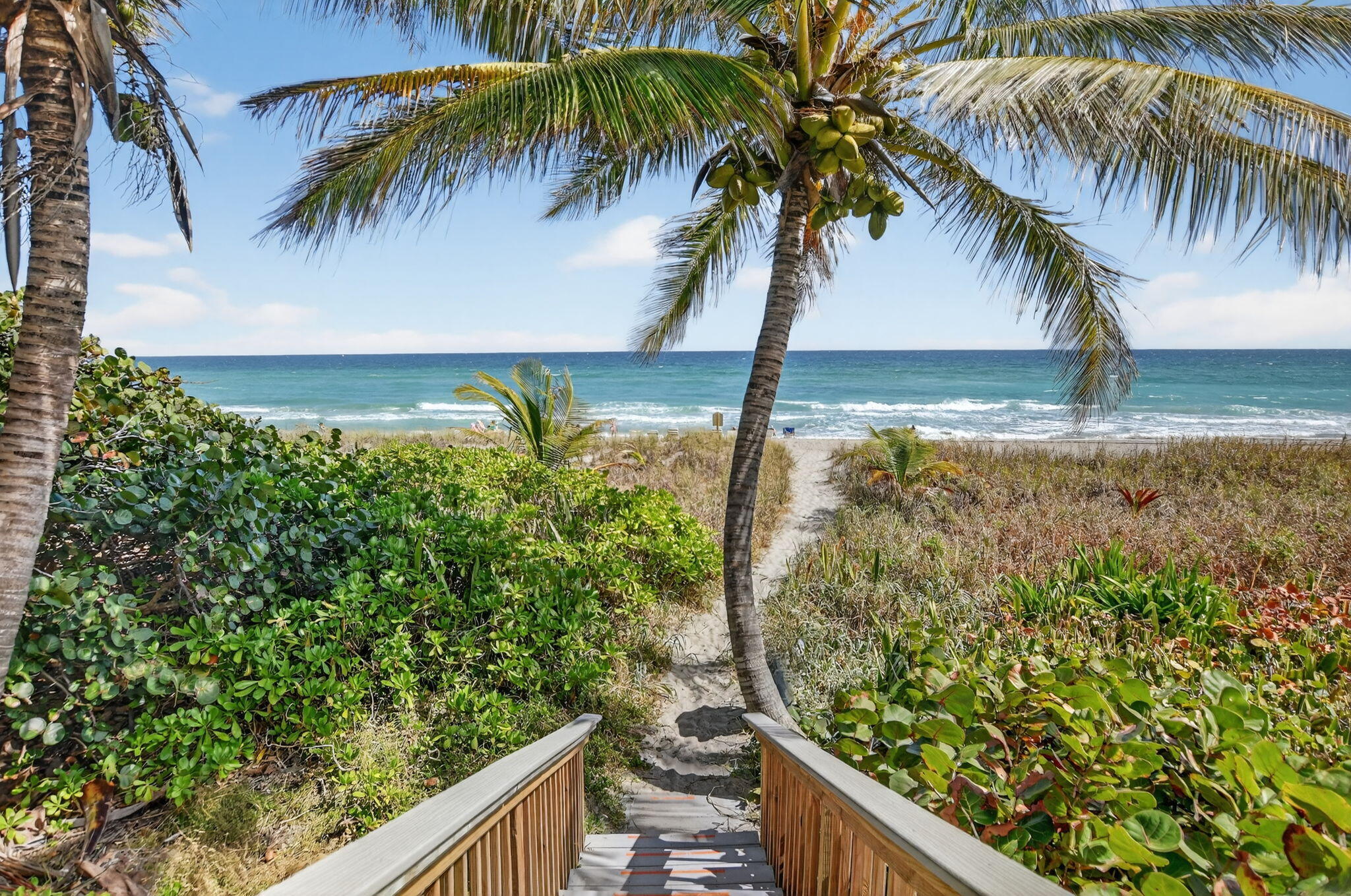 2121 North Ocean Boulevard, Unit 705W Boca Raton, FL 33431 - Photo 31 of 51 Boca Towers Private Beach Entrance