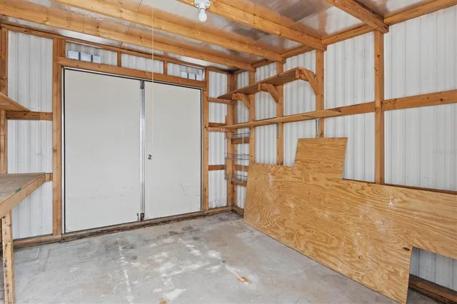 a view of a backyard of a house