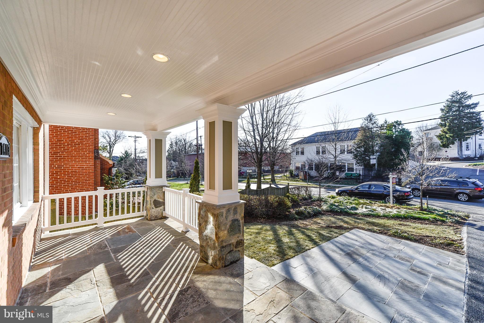 7413 Beverly Road Bethesda, MD 20814 - Photo 2 of 30 Stone Front porch