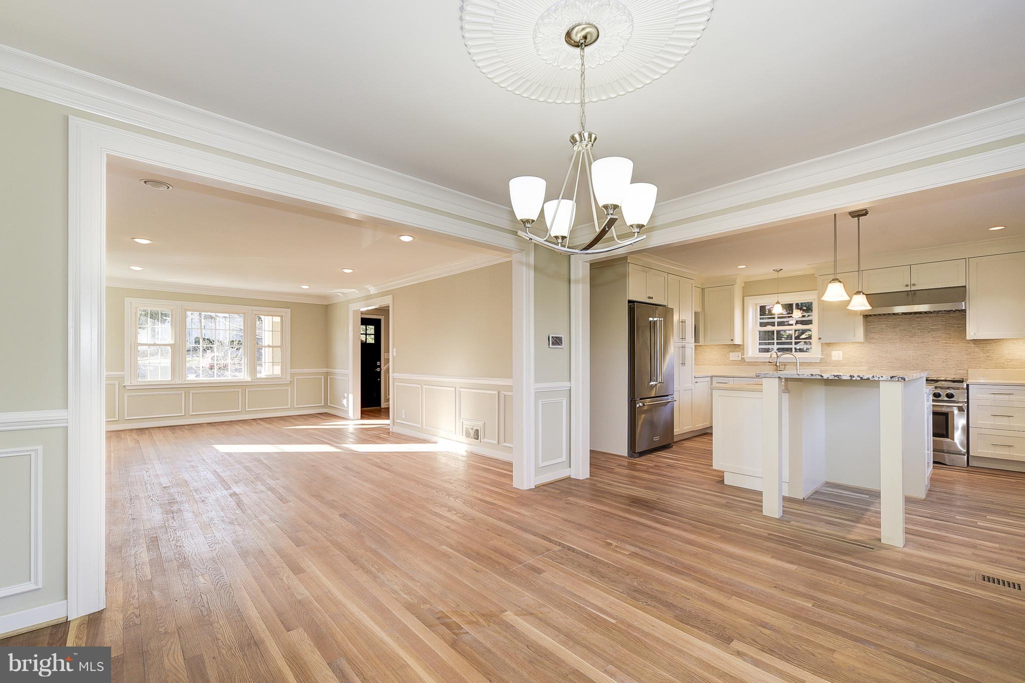 7413 Beverly Road Bethesda, MD 20814 - Photo 11 of 30 Living ,Dining & Kit Area