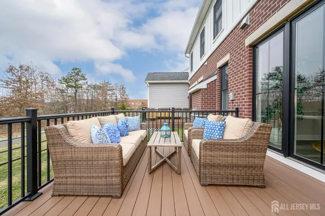a view of a couches in the roof deck