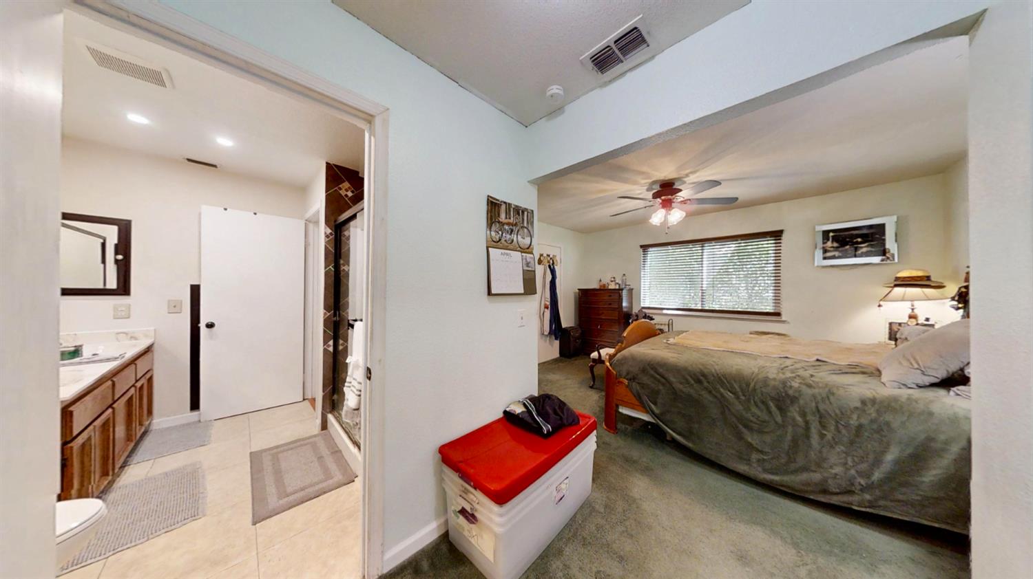 5161 Thomasino Way Antelope, CA 95843 - Photo 19 of 41 a bedroom with a bed and a couch