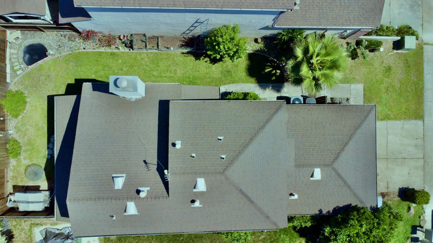 5161 Thomasino Way Antelope, CA 95843 - Photo 36 of 41 an aerial view of a house with a swimming pool