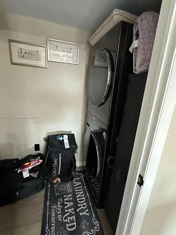 a close view of utility room