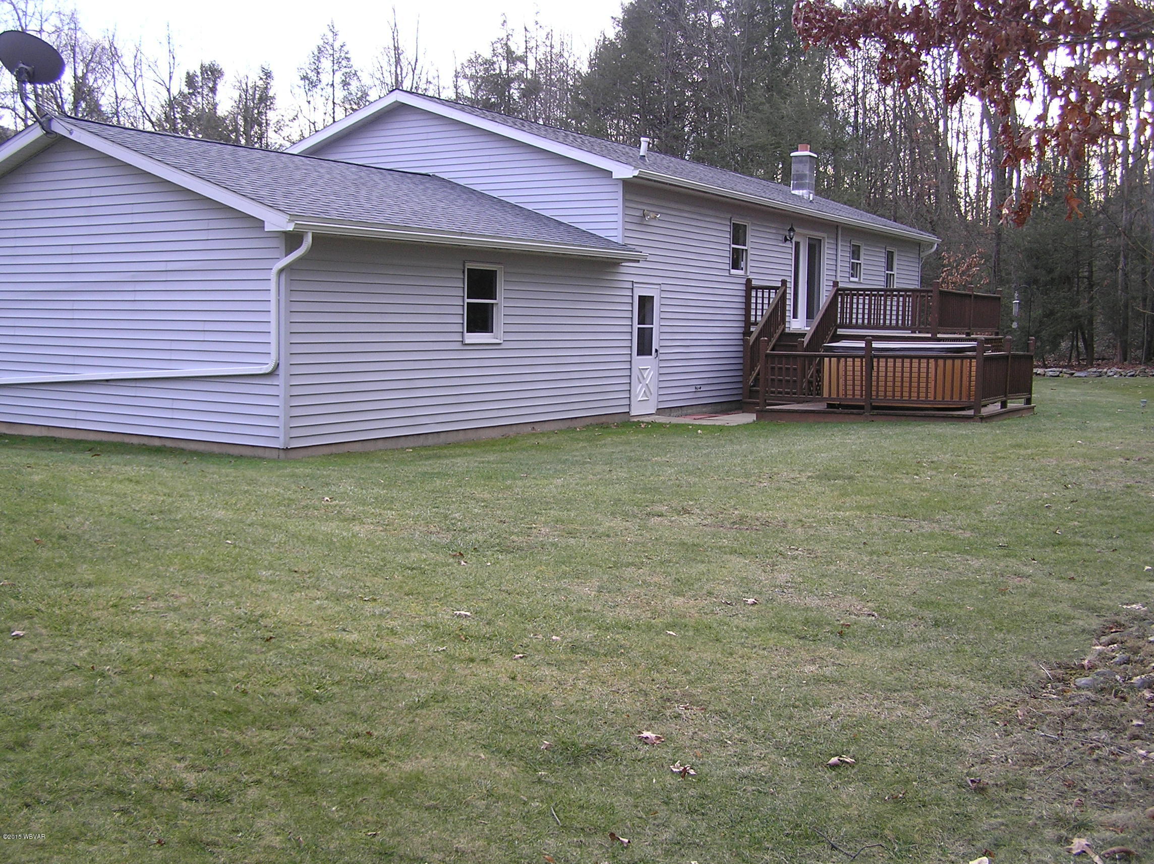 39 Lehman Road Allenwood, PA 17810 - Photo 5 of 14 Back view with deck