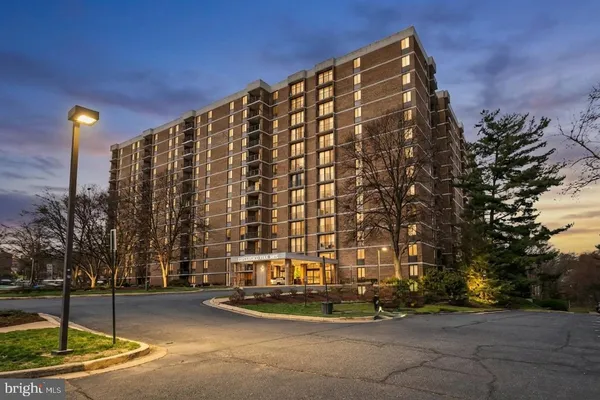 a front view of a building