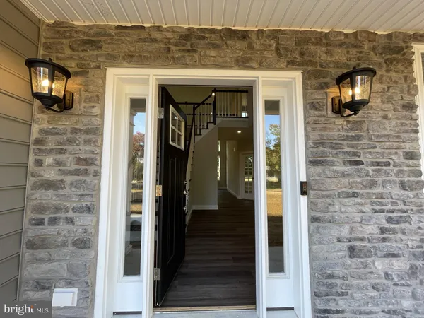 a view of a entryway door front of house