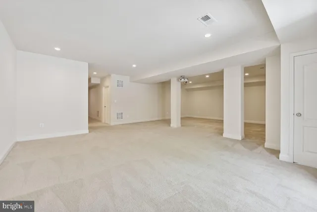 a view of empty room